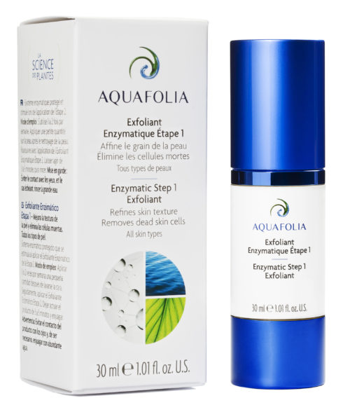 Aquafolia Enzymatic Exfliant Étape 1